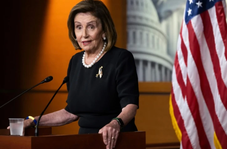 La présidente de la Chambre des représentants américaine Nancy Pelosi, le 14 juillet 2022 à Washington