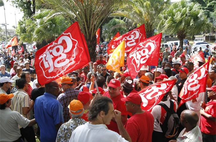 Mercredi 19 mai 2010: les salariés du BTP se mobilisent à l'appel de l'intersyndicale (CGTR, CFE, CGC, CFDT)