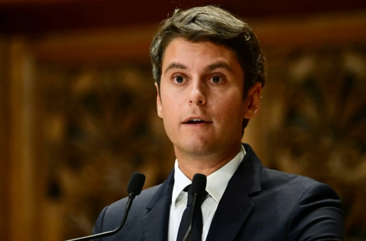 Le ministre de l'Education nationale Gabriel Attal, le 24 août 2023 à Paris