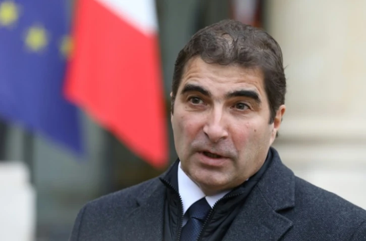 Le président du groupe LR à l'Assemblée nationale Christian Jacob s'adresse à la presse le 4 février 2019 à la sortie de l'Elysée