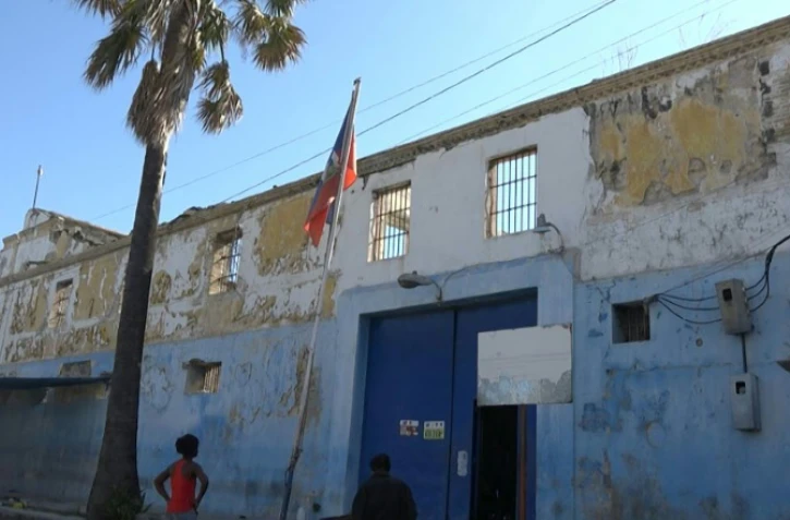 Une capture d'écran de l'AFPTV de la prison principale de Port-au-Prince, le 3 mars 2024