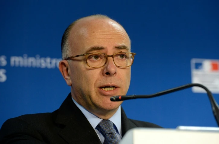 Le ministre de l'Intérieur Bernard Cazeneuve, le 24 mars 2016 à Bruxelles 