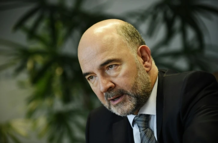 Le commissaire européen aux Affaires économiques, Pierre Moscovici au siège de l'UE à Bruxelles, le 29 octobre 2015