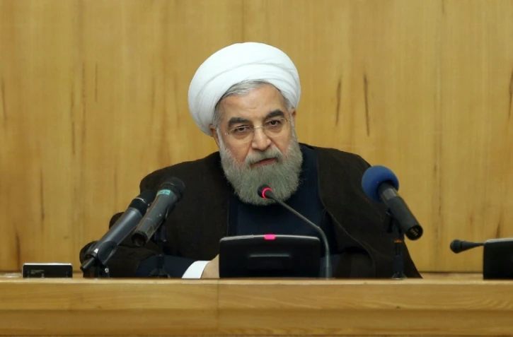 Le président iranien Hassan Rohani, le 7 septembre 2016, lors d'une réunion ministérielle à Téhéran