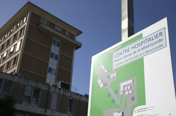 Le centre hospitalier Notre Dame de la Miséricorde à Ajaccio, le 28 février 2020