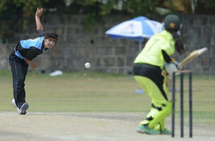Diana Baig lors d'un match de cricket à Islamabad, le 25 avril 2016