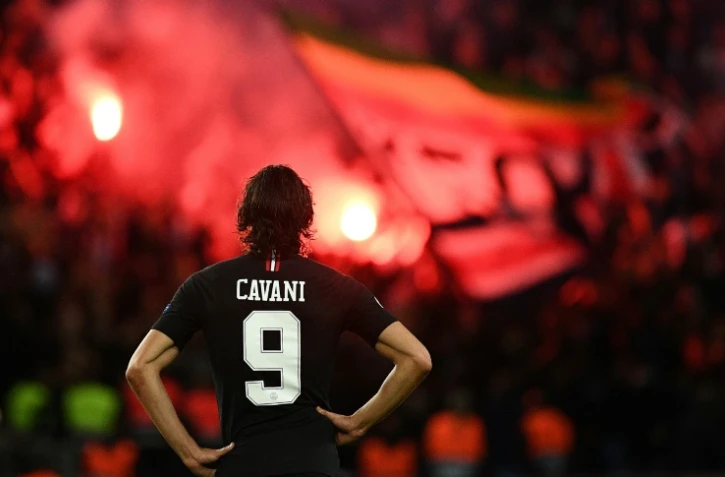 L'attaquant du PSG Edinson Cavani au Parc des Princes lors du match de Ligue des champions contre l'Etoile Rouge de Belgrade, le 3 octobre 2018