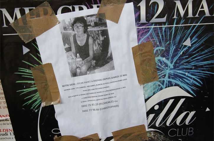 Affiche recherche Sylvie Payet