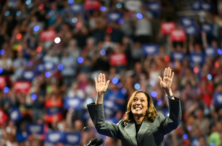 Kamala Harris en meeting électoral à Madison, dans le Wisconsin, le 20 septembre 2024