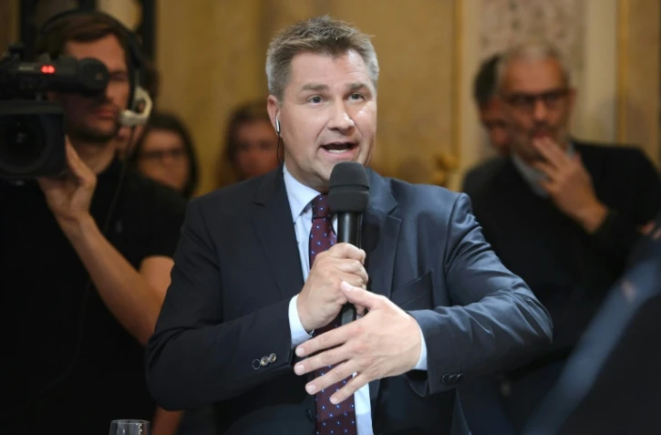 Le président de l'UDC, Toni Brunner, à Bern, le 18 octobre 2015