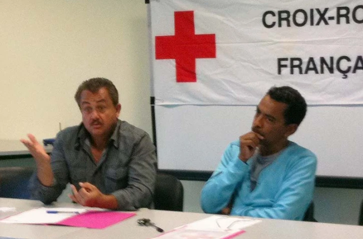 Mercredi 2 juin 2010 - Conférence de presse de la Croix-Rouge française avec Thierry Jardinot (Photo DR)