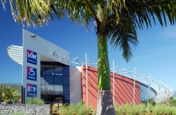 Site de vente de matériaux à Sainte-Marie - groupe VM Matériaux (Photo : DR)