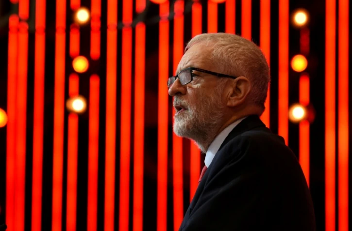 Le chef de l'opposition travailliste britannique Jeremy Corbyn en campagne à Liverpool le 7 novembre 2019