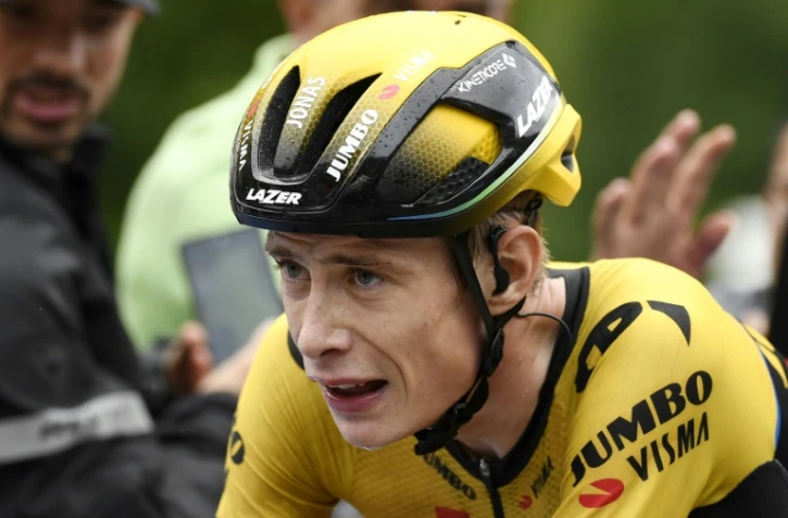 Le Danois Jonas Vingegaard (Jumbo-Visma) lors de la 16e étape du Tour d'Espagne entre Liencres and Bejes, le 12 septembre 2023.