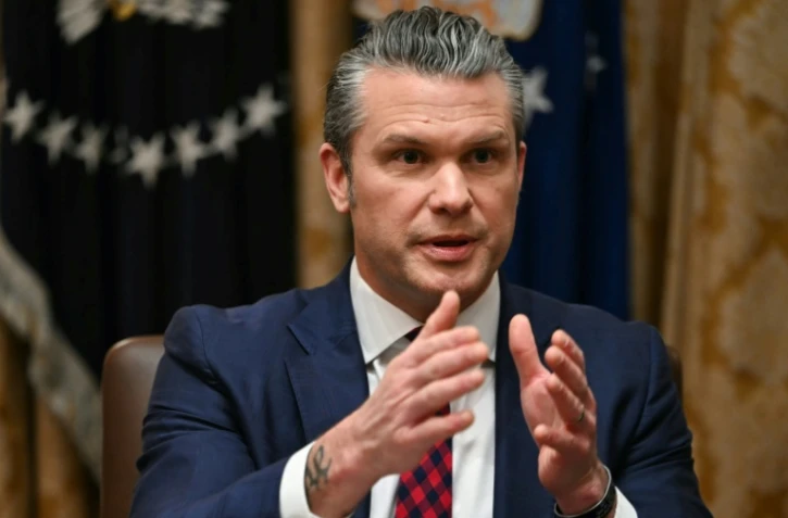 Le ministre américain de la Défense Pete Hegseth, le 2 décembre 2025 à Washington 