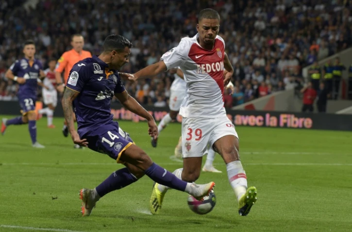 Le défenseur de Monaco Benjamin Henrichs lors du match à Toulouse le 15 septembre 2018