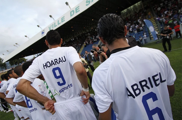Foot- Stade Jean Ivoula à Saint-Denis - Match de gala entre la sélection de La Réunion et les Kréopolitains (joueurs réunionnais évoluant à l'extérieur)