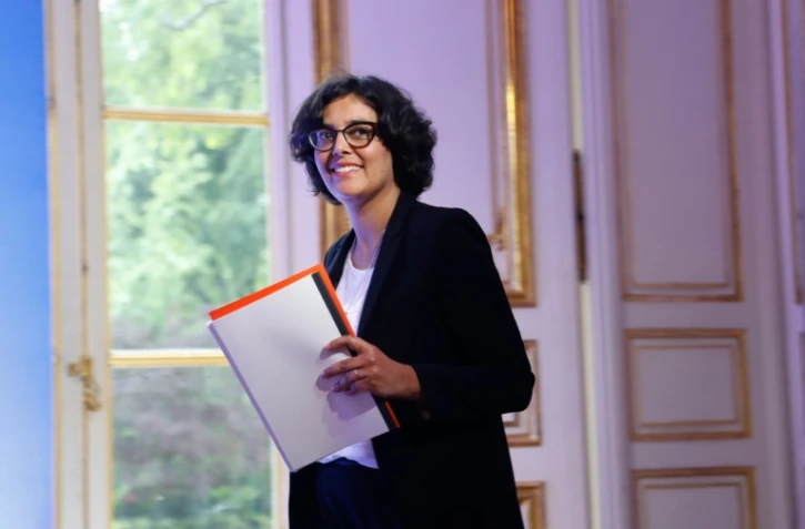 La ministre du Travail Myriam El Khomri le 30 mai 2016 à Matignon à Paris