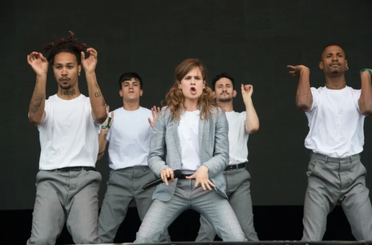 Christine and the Queens en concert à New York au Governors Ball Music Festival le 3 juin 2016