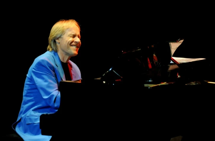 Le pianiste français Richard Clayderman lors d'un concert à Managua le 6 février 2010