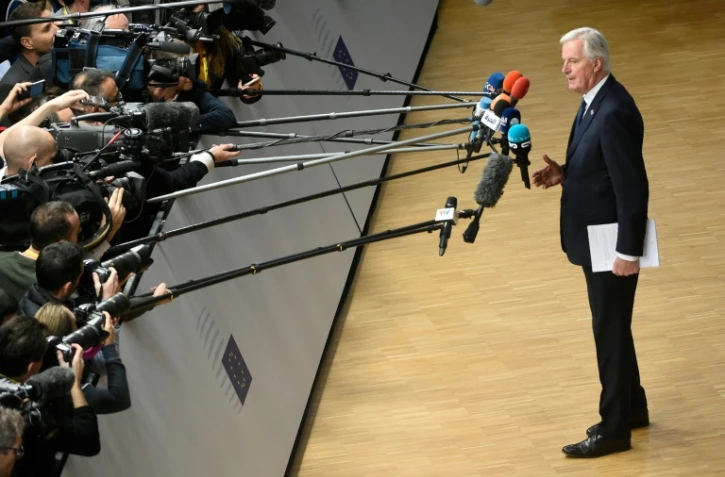 Le négociateur de l'UE pour le Brexit Michel Barnier, à Bruxelles, le 25 novembre 2018