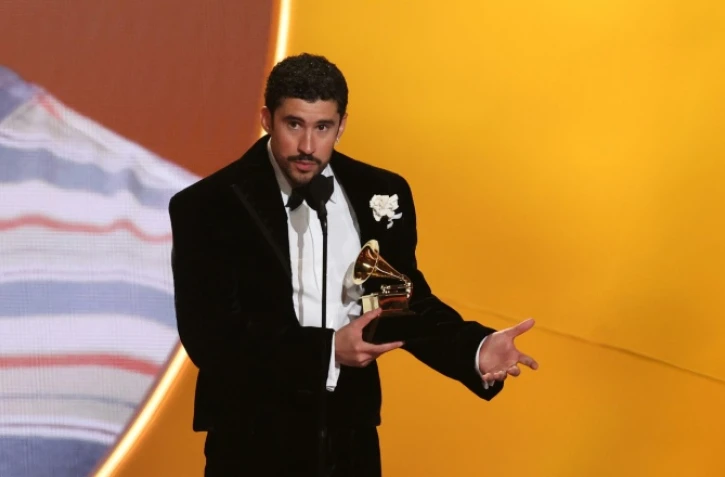 Bad Bunny lors de la 68e édition des Grammy Awards à Los Angeles le 1er février 2026