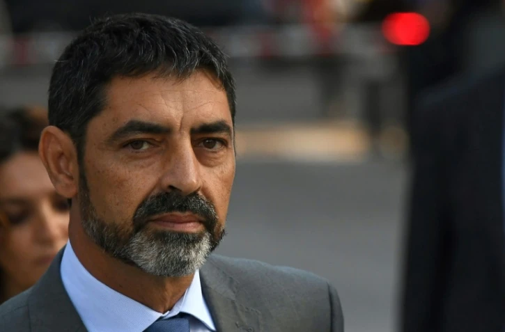 Le chef opérationnel de la police catalane, Josep Lluis Trapero, arrivant au tribunal à Madrid, le 16 octobre 2017