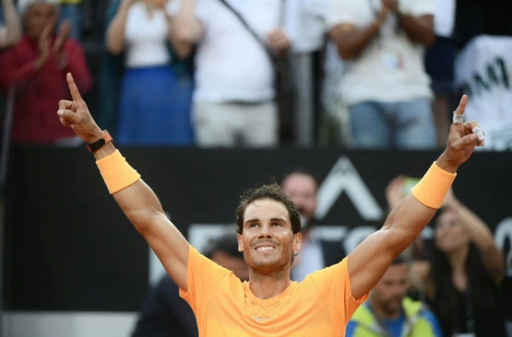 L'Espagnol Rafael Nadal remporte pour la 8e fois le tournoi de Rome, le 20 mai 2018