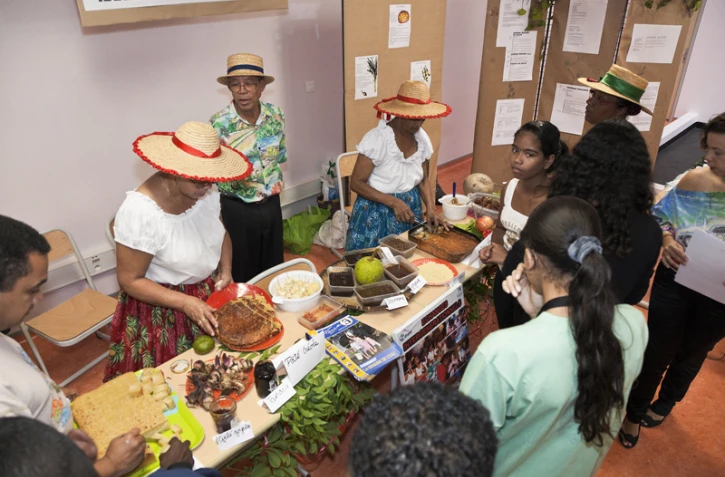 Opération de valorisation des produits locaux auprès des collégiens (Photo : DR)