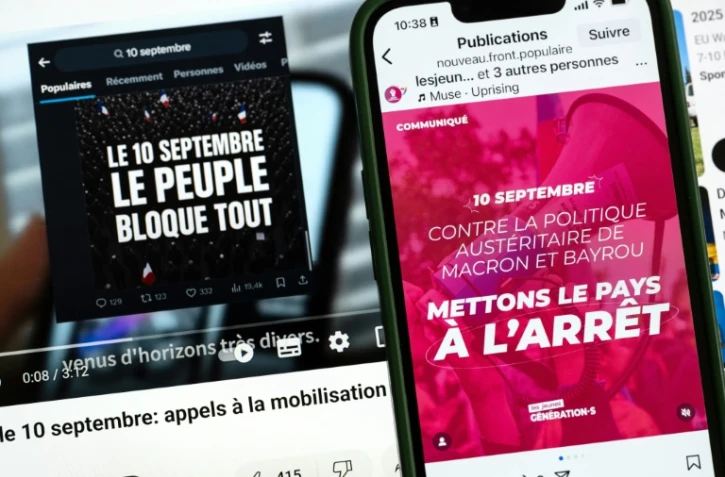 Une publication du compte "Les Jeunes Génération.s" sur un réseau social, le 22 août 2025, appelant à une mobilisation le 10 septembre 2025, suite à un appel initialement lancé par le mouvement "Bloquons tout" contre les coupes budgétaires voulues par le Premier ministre François Bayrou