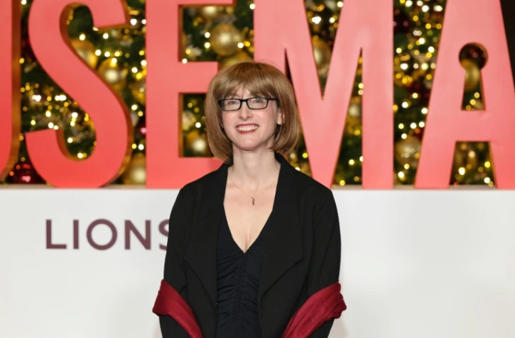 La romancière américaine Freida McFadden, auteure de "La femme de ménage", le 2 décembre 2025 à New York