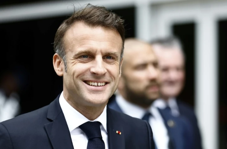 Le président français Emmanuel Macron, le 7 juillet 2024 au Touquet