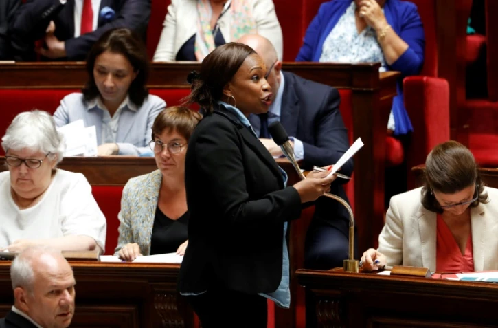 La ministre des Sports Laura Flessel lors d'une session des questions au gouvernement à l'Assemblée nationale, le 17 juillet 2018 