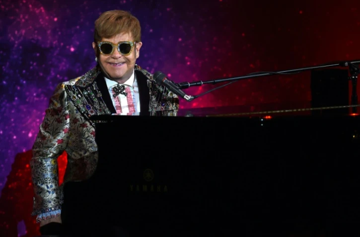 Sir Elton John à New York le 24 janvier 2018