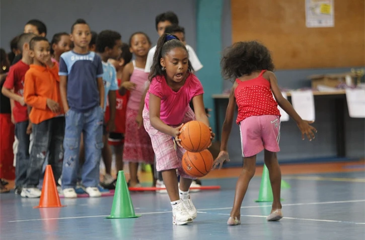 Jeudi 24 Juin 2010
Les 200 petits basketteurs au complexe sportif de Flacourt à Sainte-Marie