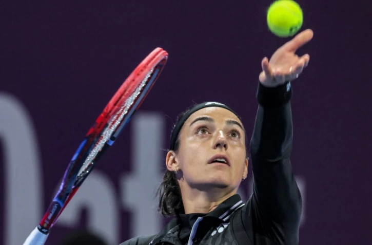 Caroline Garcia à Doha le 16 février 2023