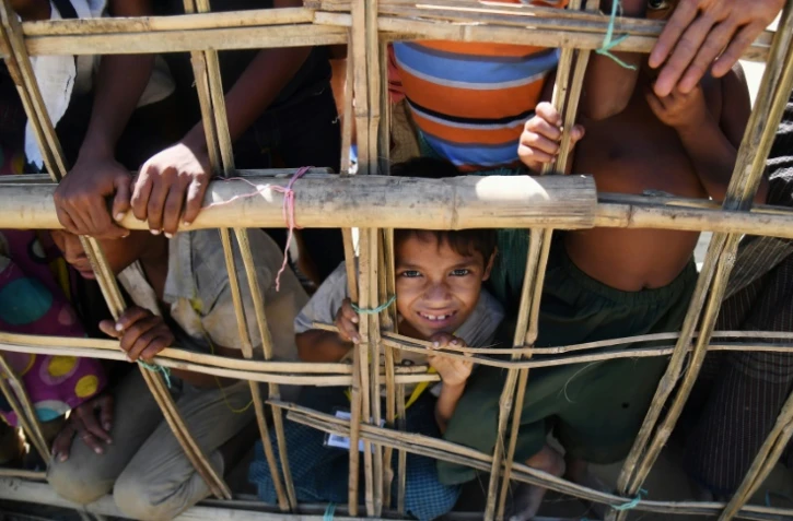 Un jeune musulman rohinga dans le camp de réfugiés de Thankhali au Bangladesh, le 10 novembre 2017