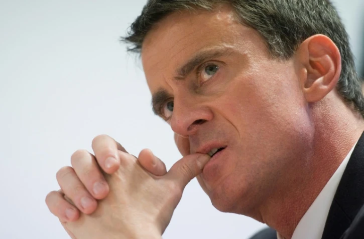 Manuel Valls, le 10 janvier 2017 à Saint-Beauzire