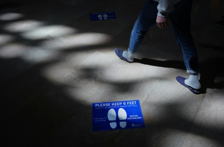 Un usager traversant la gare de Grand Central Terminal le 22 juin 2020 à New York