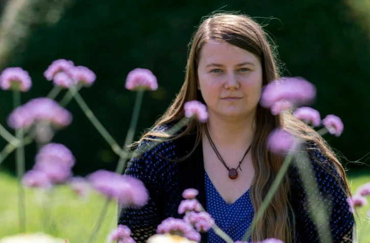 Natascha Kampusch à Vienne, le 8 août 2016