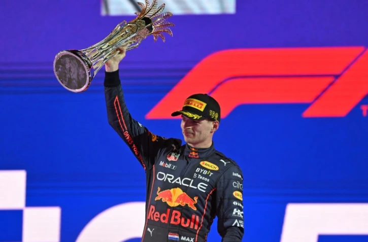Le pilote Red Bull Max Verstappen vainqueur du GP d'Arabie saoudite à Jeddah, le 27 mars 2022