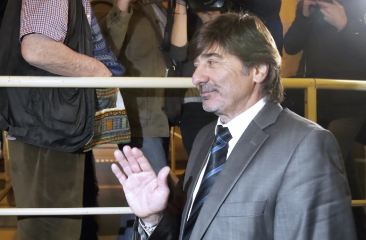 L'ancien numéro 2 de la PJ de Lyon, Michel Neyret, arrive au tribunal correctionnel de Paris, le 2 mai 2016