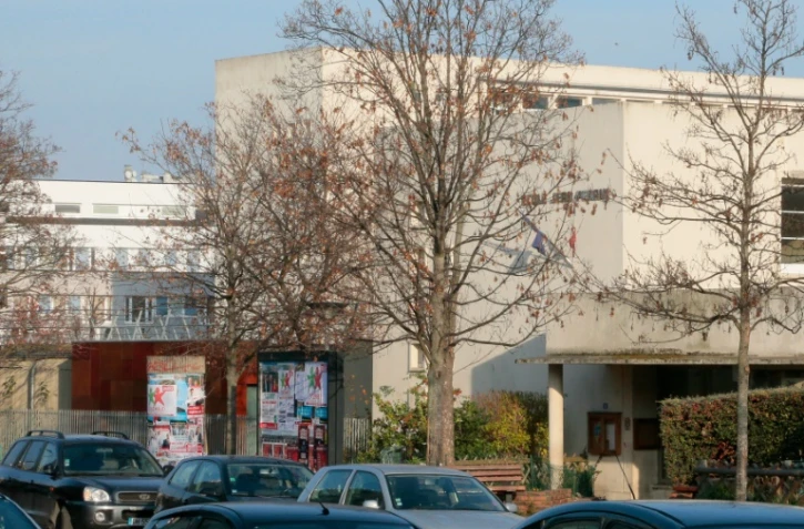 L'école maternelle Jean-Perrin à Aubervilliers, en Seine-Saint-Denis, le 14 décembre 2015