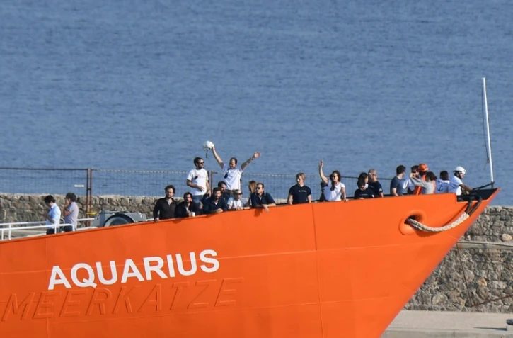 L'Aquarius le 29 juin 2018 à Marseille