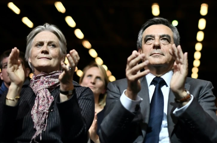 François Fillon et son épouse Penelope, le 25 novembre 2016 à Paris