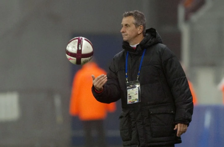 Pascal Baills, alors assistant entraîneur de Montpellier, lors du match contre Sochaux, le 26 novembre 2011 à Montbéliard