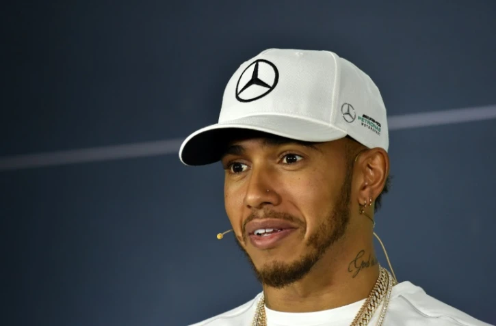 Le Britannique Lewis Hamilton (Mercedes) en conférence de presse, le 23 mars 2017 à Melbourne