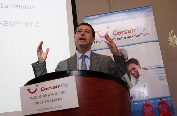 Pascal de Izaguirre, directeur général de la compagnie Corsairfly