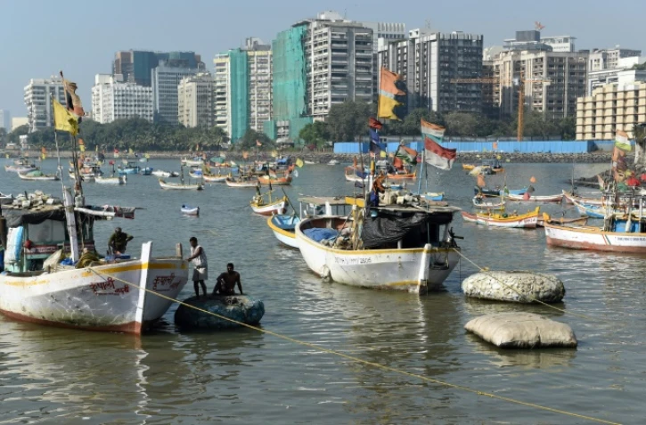 Les rives de Bombay sont aussi le lieu de vie et de travail des pêcheurs de la communauté Koli, ici le 4 janvier 2017