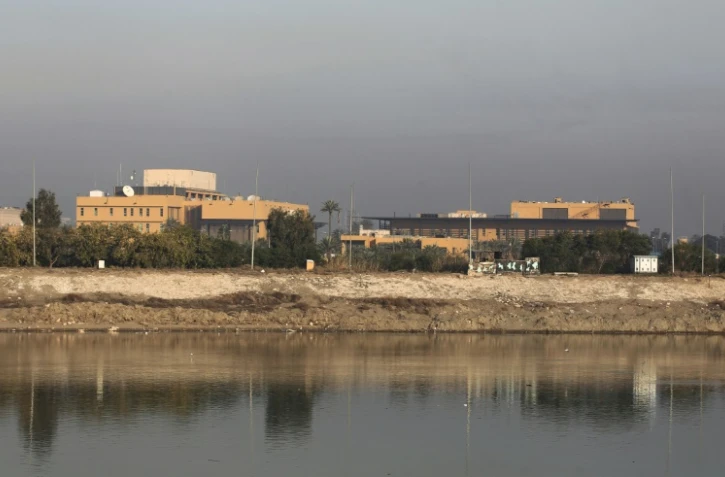 L'ambassade américaine en Irak, située dans la Zone verte à Bagdad, le 3 janvier 2020